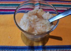 Compota de manzana bajo en azúcar