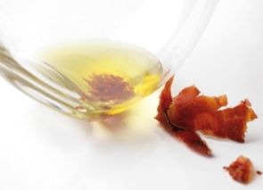 Aceite de polvo de jamón serrano