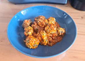 Albóndigas de pollo y espinacas