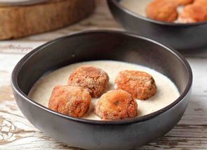 Albóndigas en salsa de setas fácil