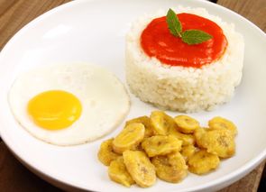 Arroz a la cubana
