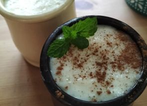 Arroz con leche cremoso avainillado