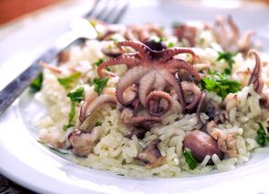 Arroz con pulpo travieso