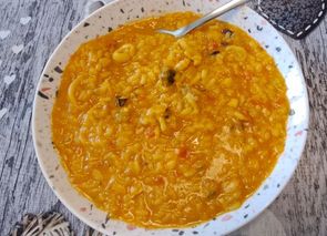 Arroz del señorito caldoso