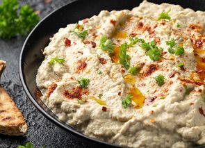 Baba ganoush (hummus de berenjena)