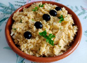 Bacalao a bras (bacalao dorado)