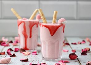 Batido de fresas