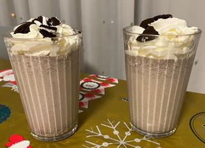 Batido de oreo con nata