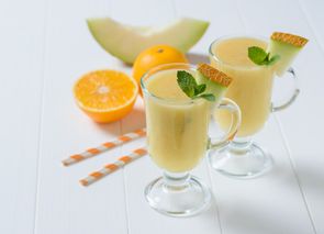 Batido refrescante de melón