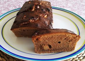 Bizcocho chocolate con nueces