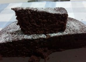 Bizcocho de chocolate al vino tinto