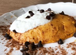 Bowl cake de avena y boniato - pastel al microondas