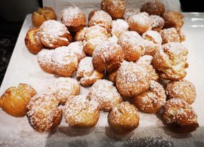Buñuelos de carnaval italianos