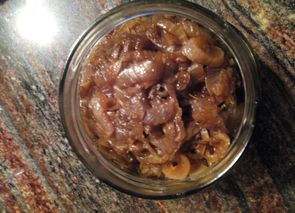 Cebolla caramelizada con Pedro Ximénez