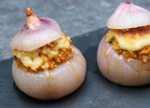 Cebollas rellenas