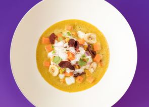 Ceviche con leche de tigre