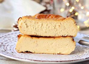 Cheesecake con turrón