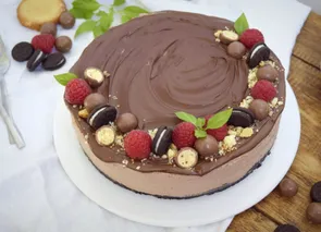 Cheesecake de Nutella y galletas Oreo