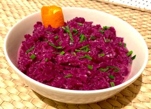 Col lombarda a la naranja