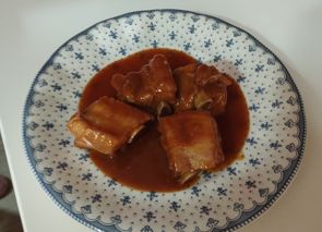 Costillas en salsa barbacoa