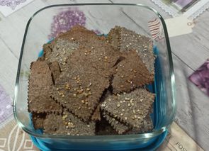 Crackers de semillas sin gluten