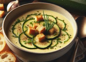 Crema de calabacín rápida