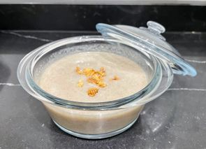 Crema fina de champiñones al jerez