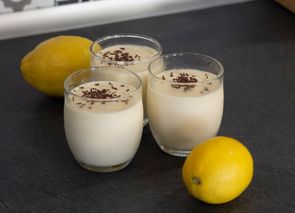 Crema de limón con leche condensada