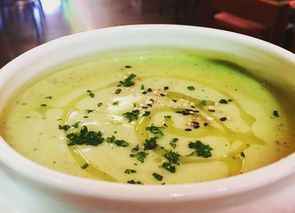 Crema ligera de calabacin