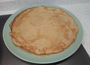 Creppes para 1. (Unas 3 creppes)