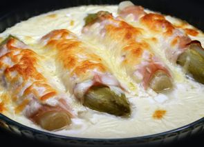 Endivias gratinadas