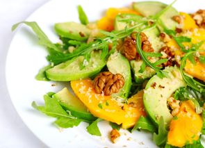 Ensalada de mango y aguacate