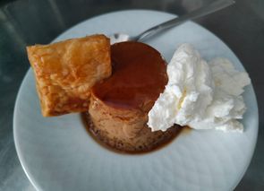 Flan sabor café