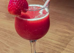 Fresas en granizado