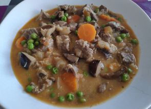 Fricandó con setas