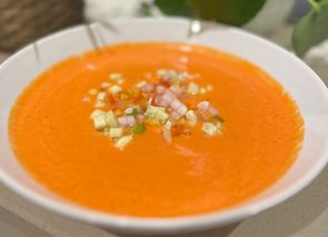 Gazpacho sin pan