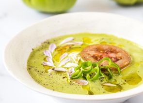Gazpacho muy verde
