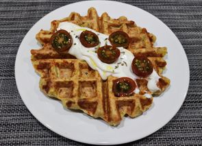 Gofres de calabacín