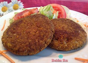 Hamburguesas de lentejas