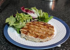 Hamburguesas de merluza y surimi