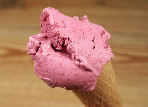 Helado de cerezas