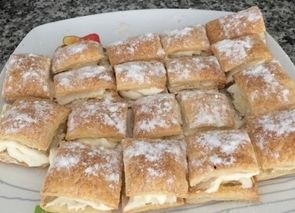 Hojaldritos de nata