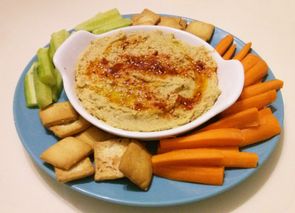 Hummus de garbanzo casero