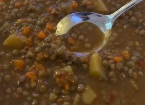 Lentejas caseras veganas