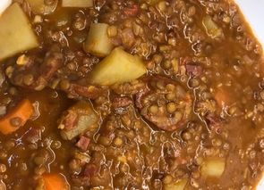 Lentejas con chorizo estilo Marta