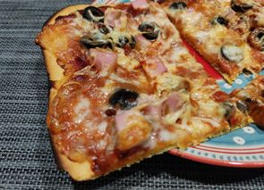 Masa de pizza (harina de garbanzo)