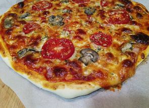 Masa de pizza (para una pizza de 2 - 3 personas)