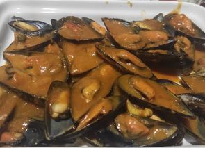 Mejillones a la sidra