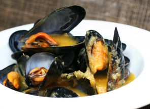 Mejillones al vapor de cerveza
