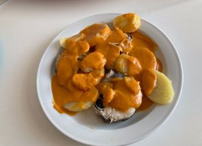 Merluza a la sidra